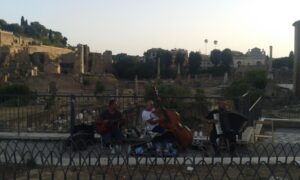 Forum romanum v italském Římě.