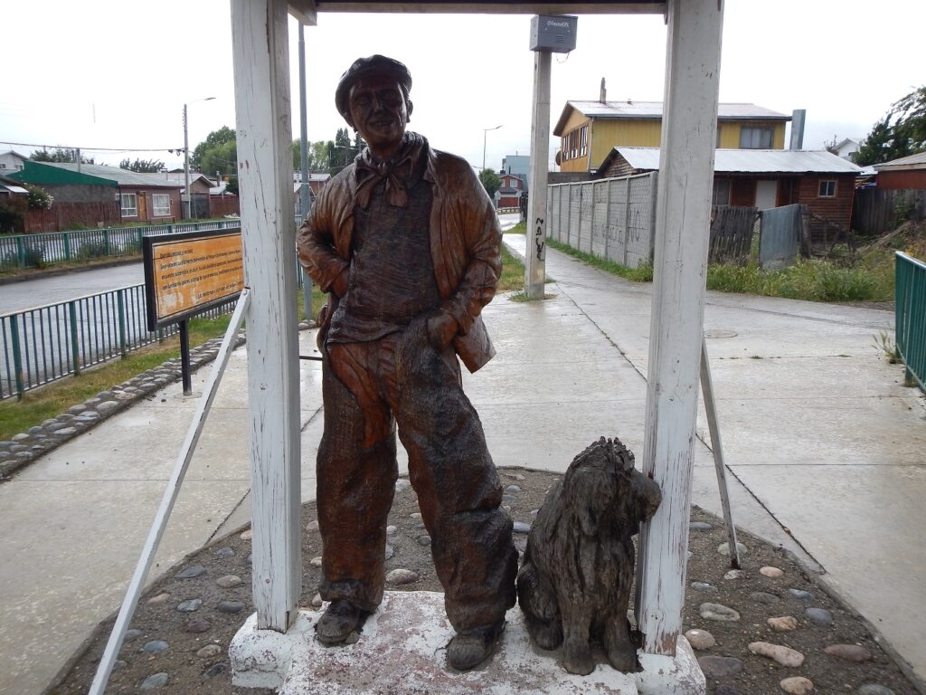 Monumento al Gaucho v Coyhaique v Chile v Patagonii.