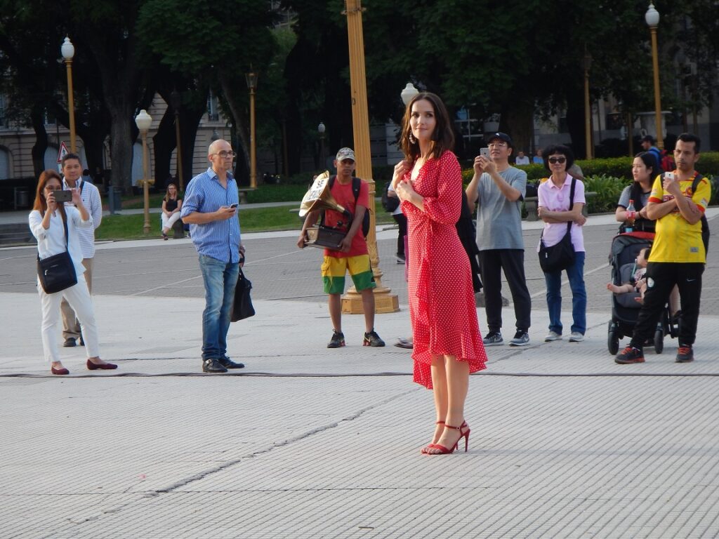 Telenovela s Natálií Oreiro natáčená v ulicích Buenos Aires.