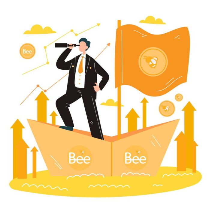 Bee Network, token, coin, kryptoměna, blockchain, mobilní telefon